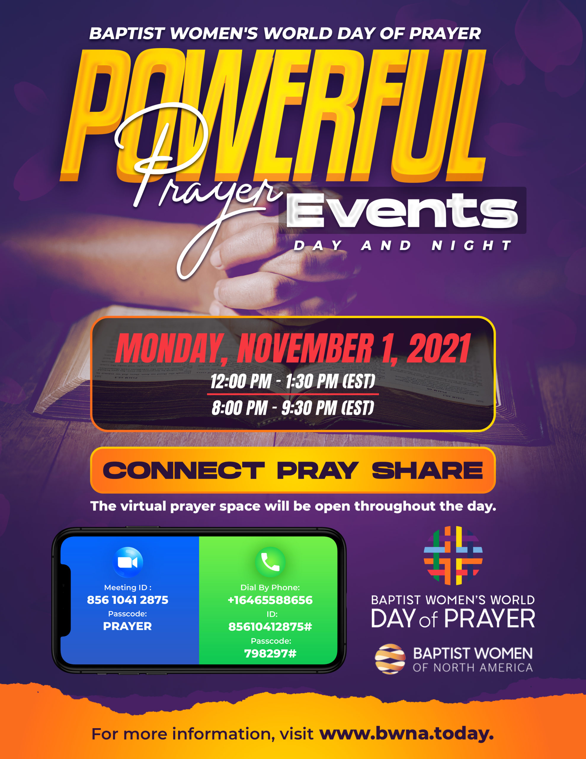 BWNA Day of Prayer Events 2021 BWNA Day of Prayer Events 2021